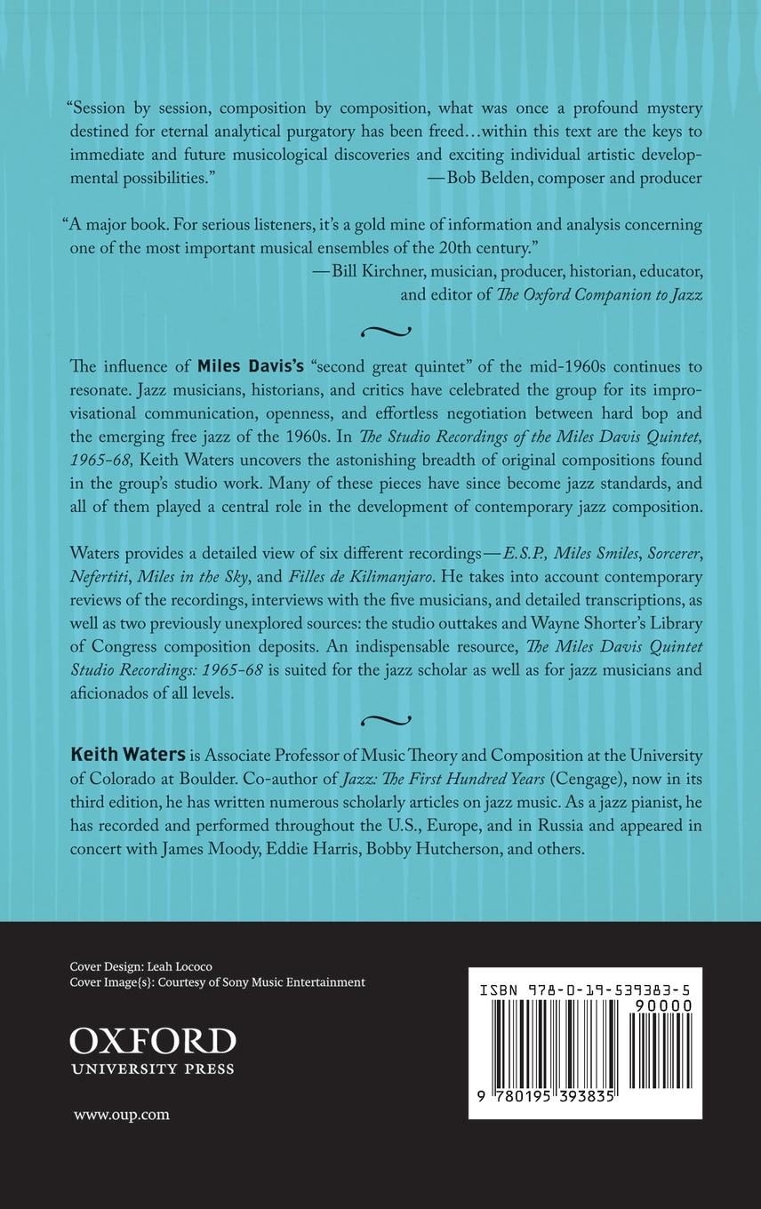 Rückseitencover The Studio Recordings of the Miles Davis Quintet, 1965-68