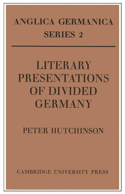 Vorderes Coverbild Literary Presentations of Divided Germany