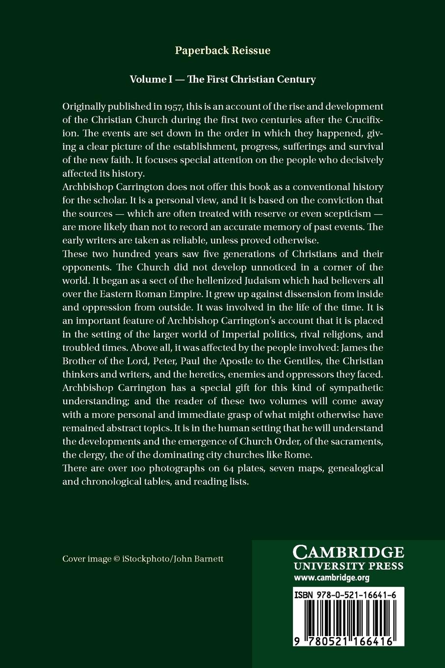 Rückseitencover The Early Christian Church