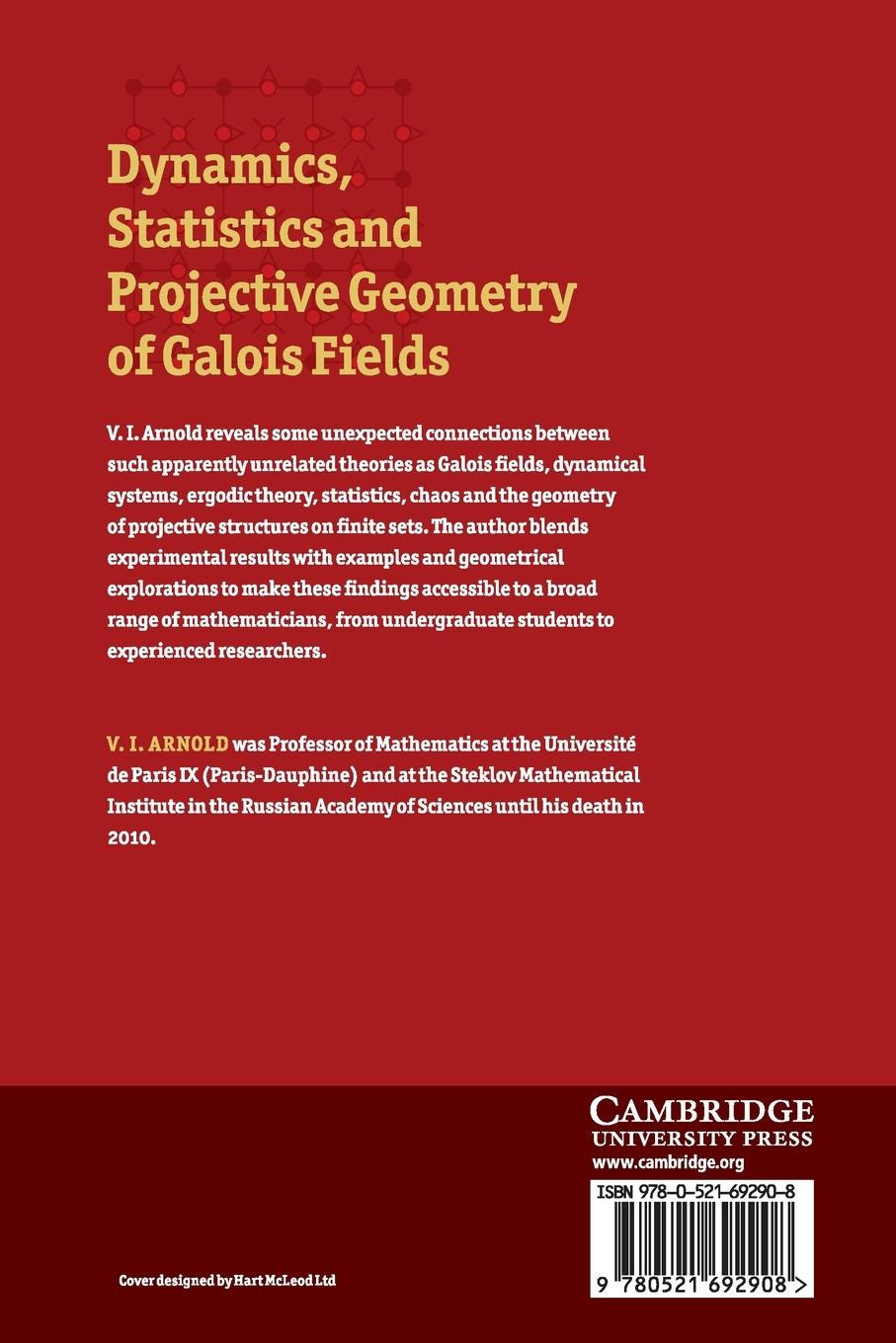 Rückseitencover Dynamics, Statistics and Projective Geometry of Galois Fields
