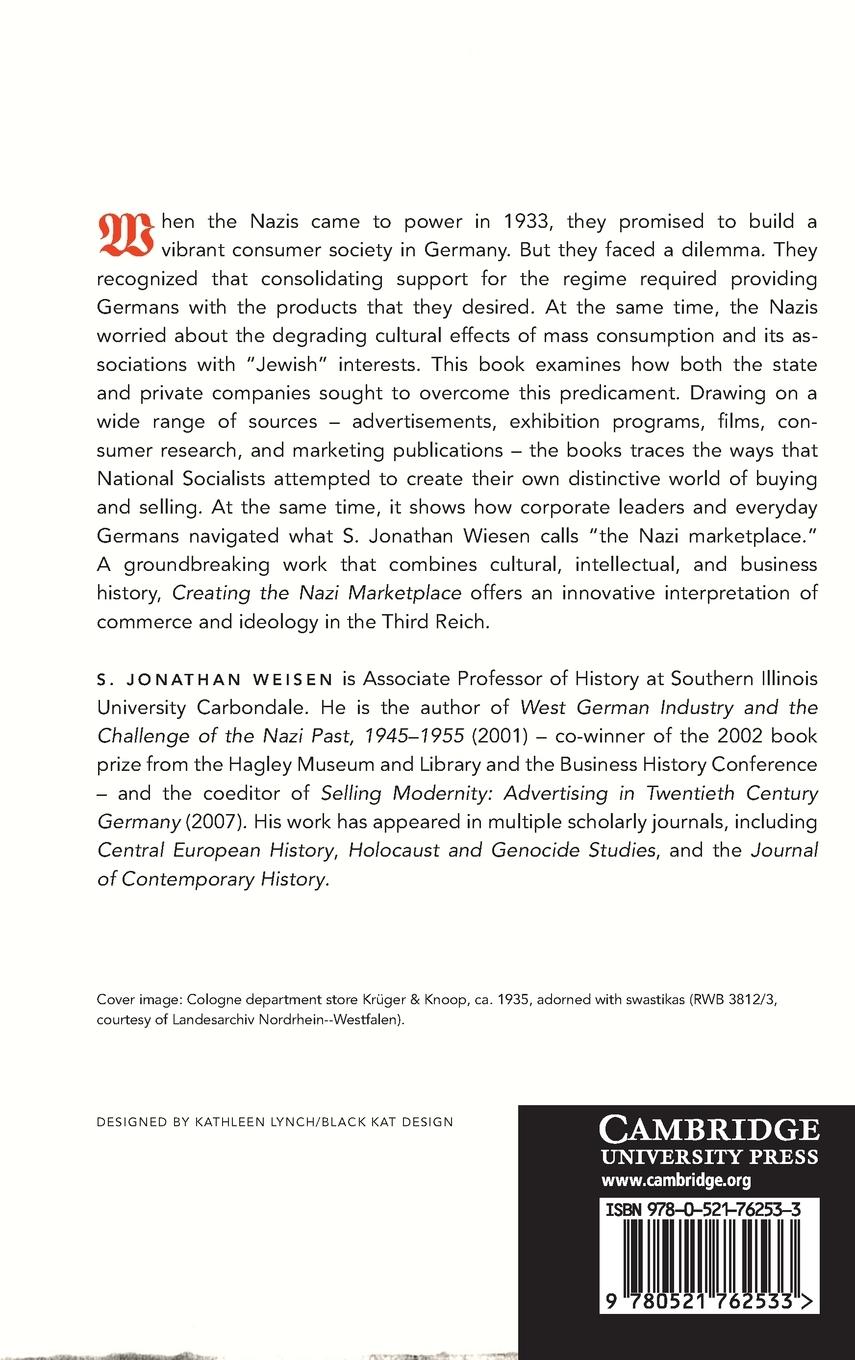 Rückseitencover Creating the Nazi Marketplace
