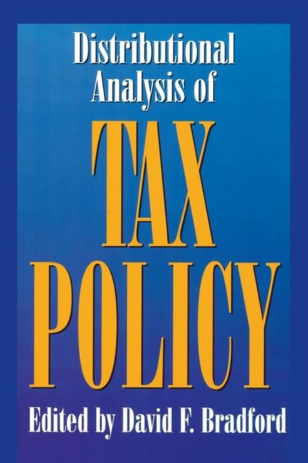 Vorderes Coverbild Distributional Analysis of Tax Policy