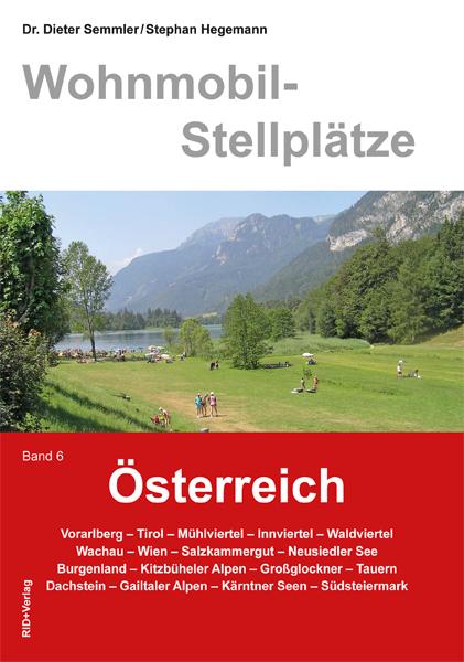 Vorderes Coverbild Wohnmobil-Stellplätze 06. Österreich