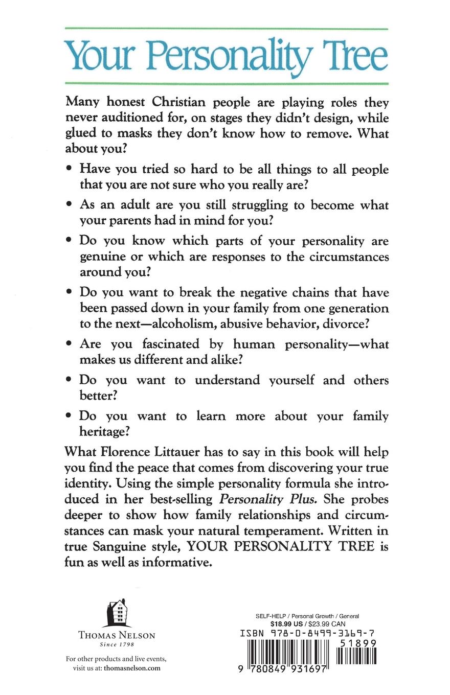 Rückseitencover The Your Personality Tree