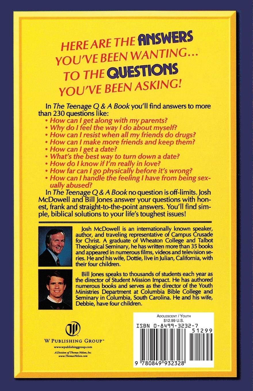 Rückseitencover The Teenage Q&A Book
