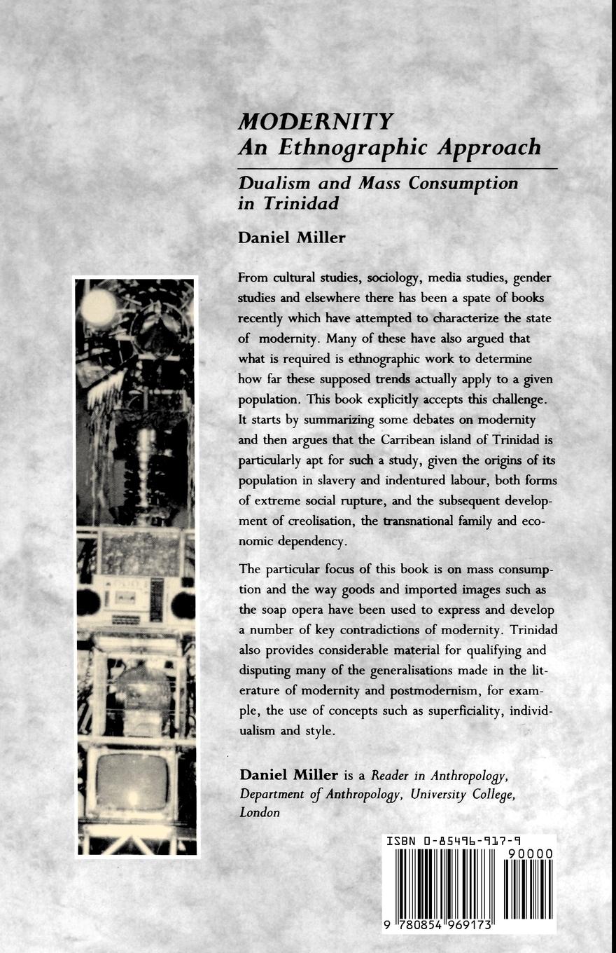 Rückseitencover Modernity - An Ethnographic Approach