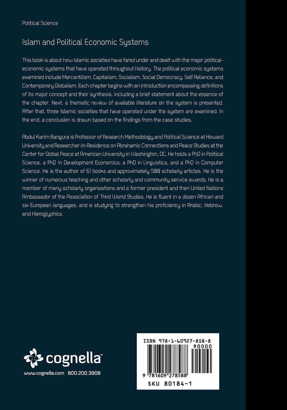 Rückseitencover Islam and Political Economic Systems