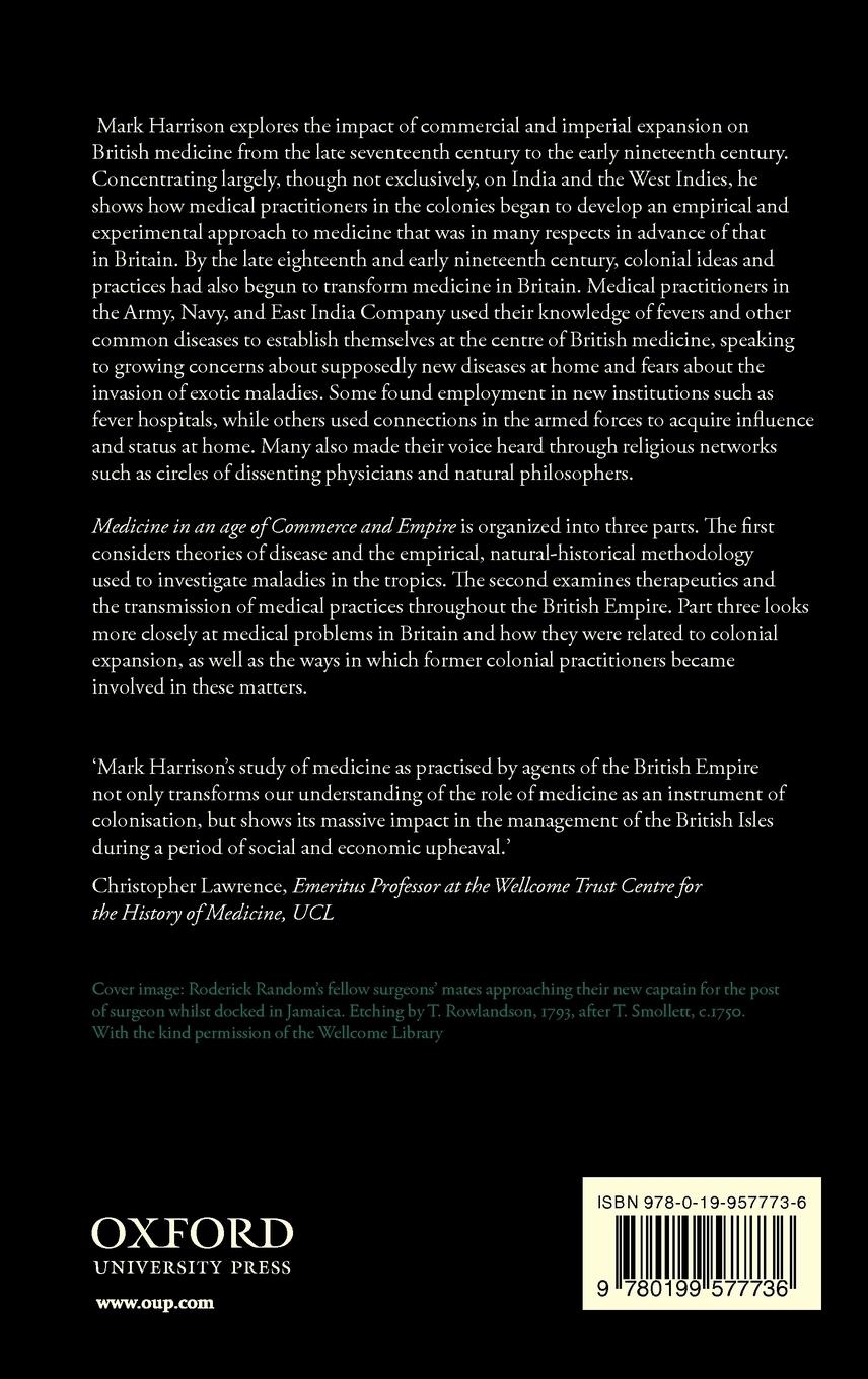 Rückseitencover Medicine in an Age of Commerce and Empire