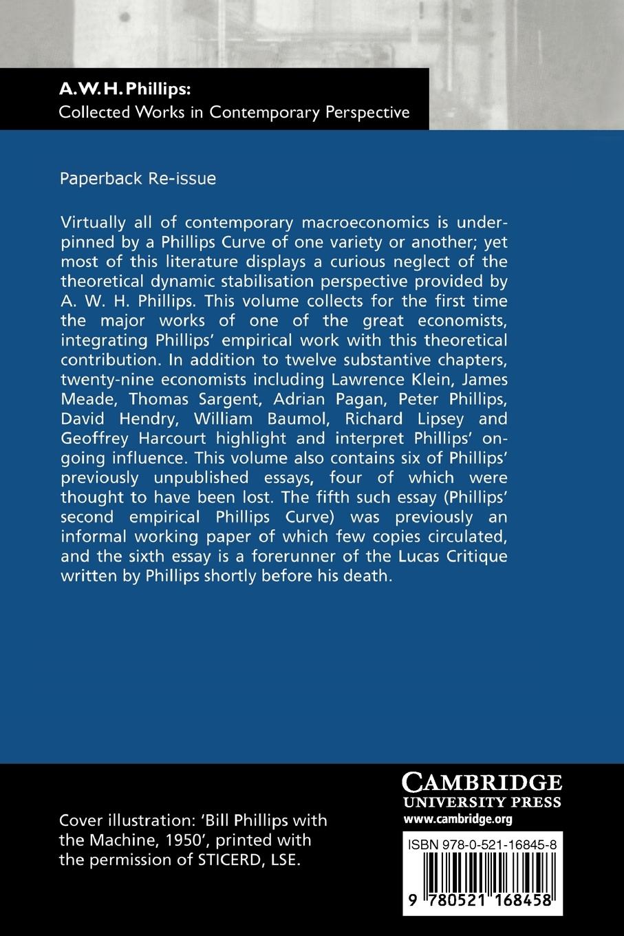 Rückseitencover A. W. H. Phillips
