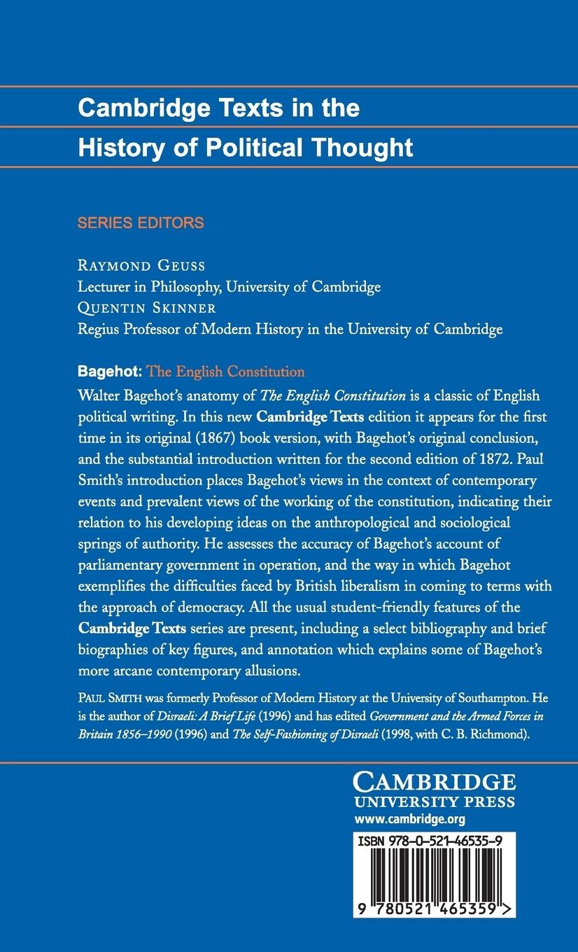 Rückseitencover Bagehot