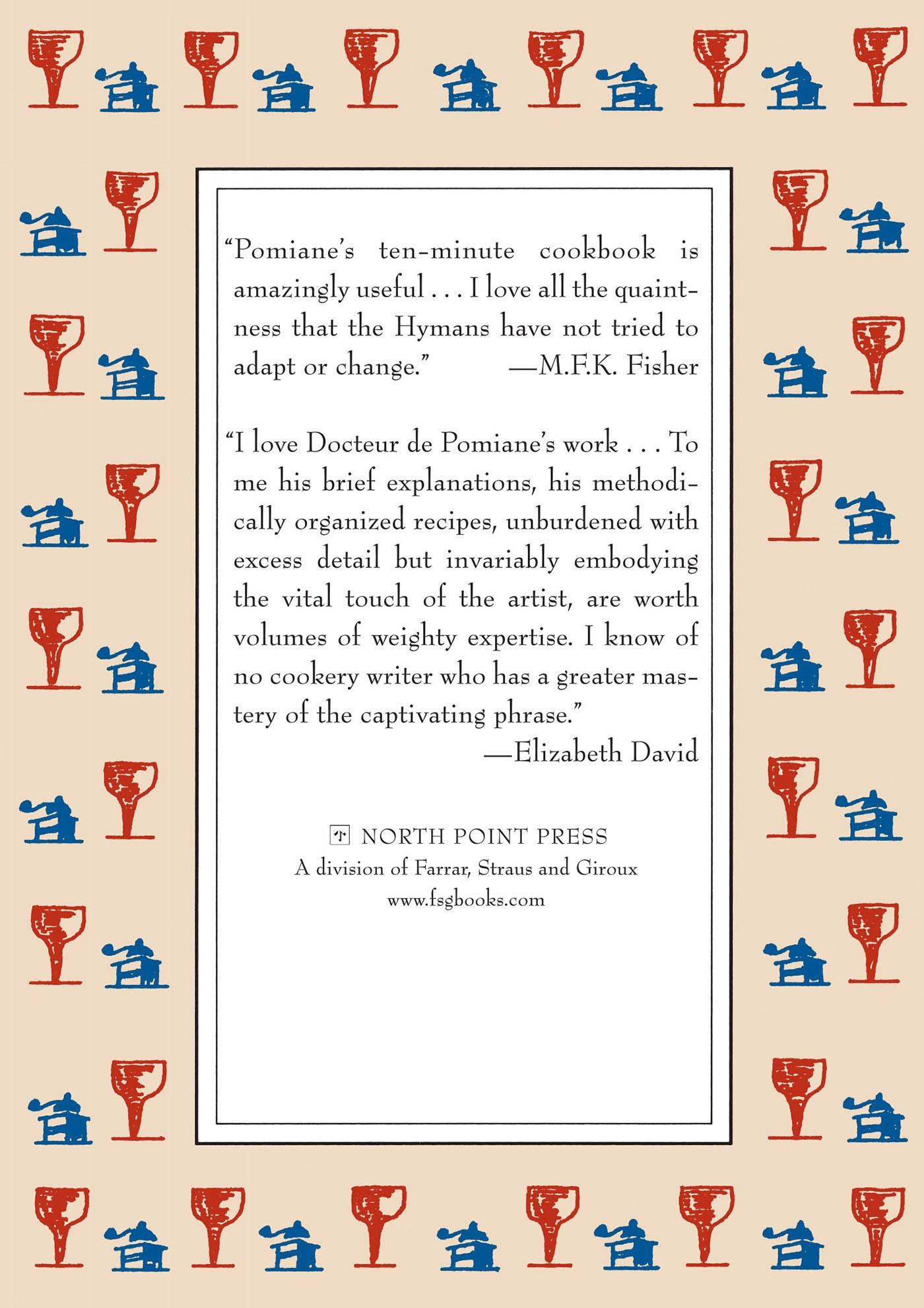 Rückseitencover French Cooking in Ten Minutes