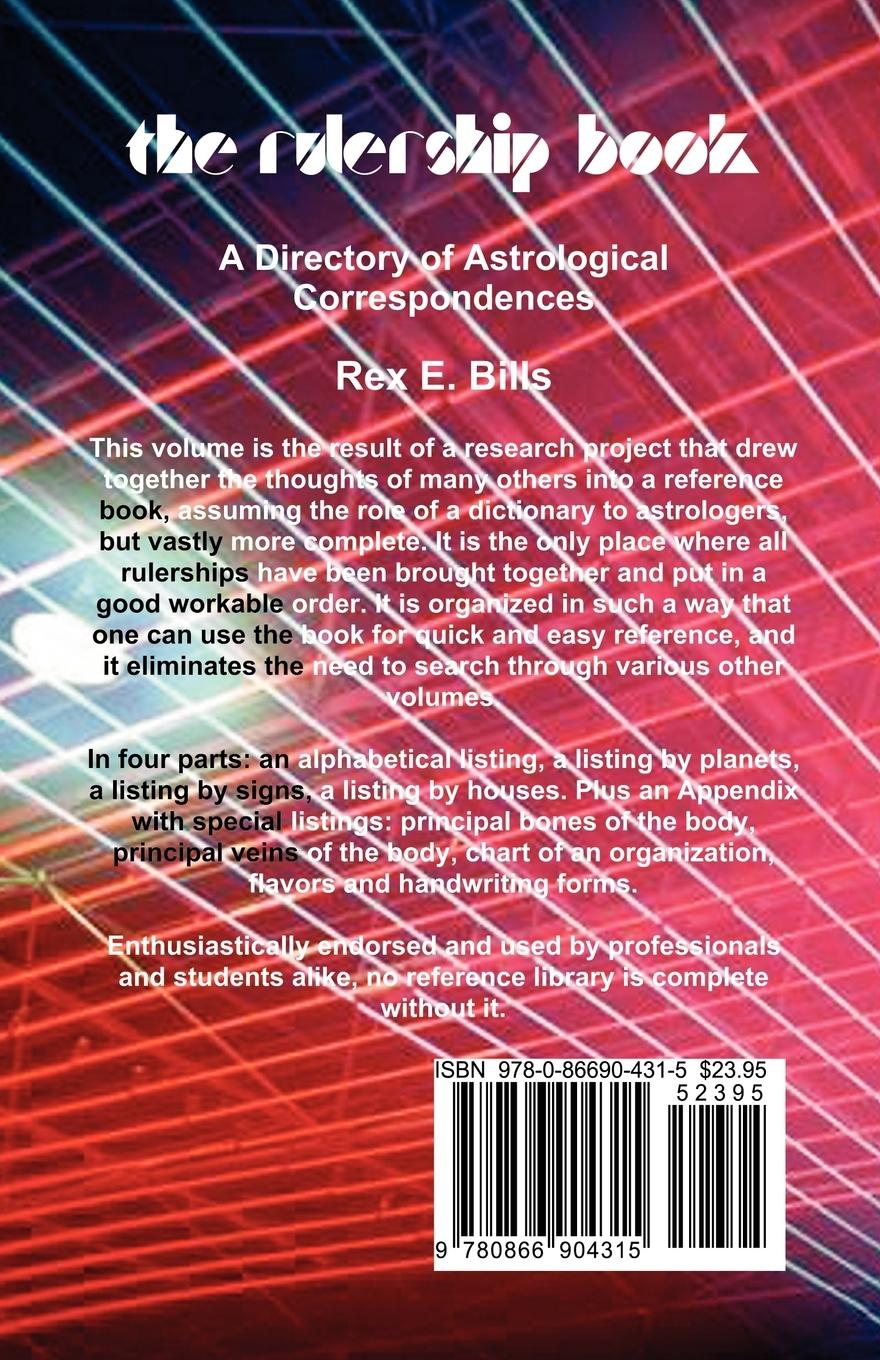 Rückseitencover The Rulership Book