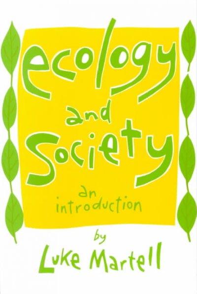Vorderes Coverbild Ecology & Society