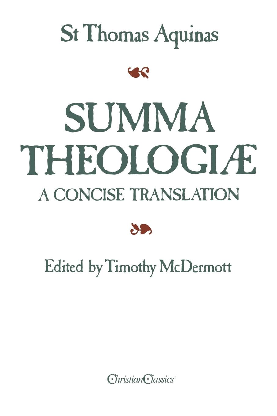Vorderes Coverbild Summa Theologiae