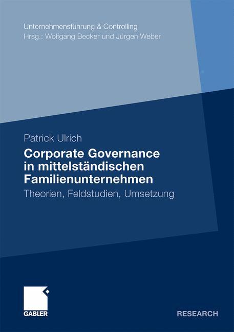 Vorderes Coverbild Corporate Governance in mittelständischen Familienunternehmen