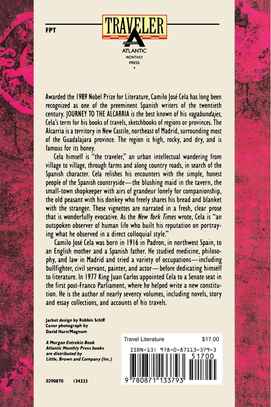 Rückseitencover Journey to the Alcarria