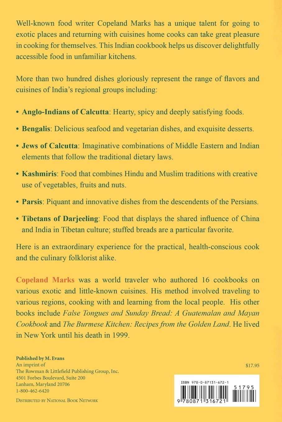 Rückseitencover Varied Kitchens of India