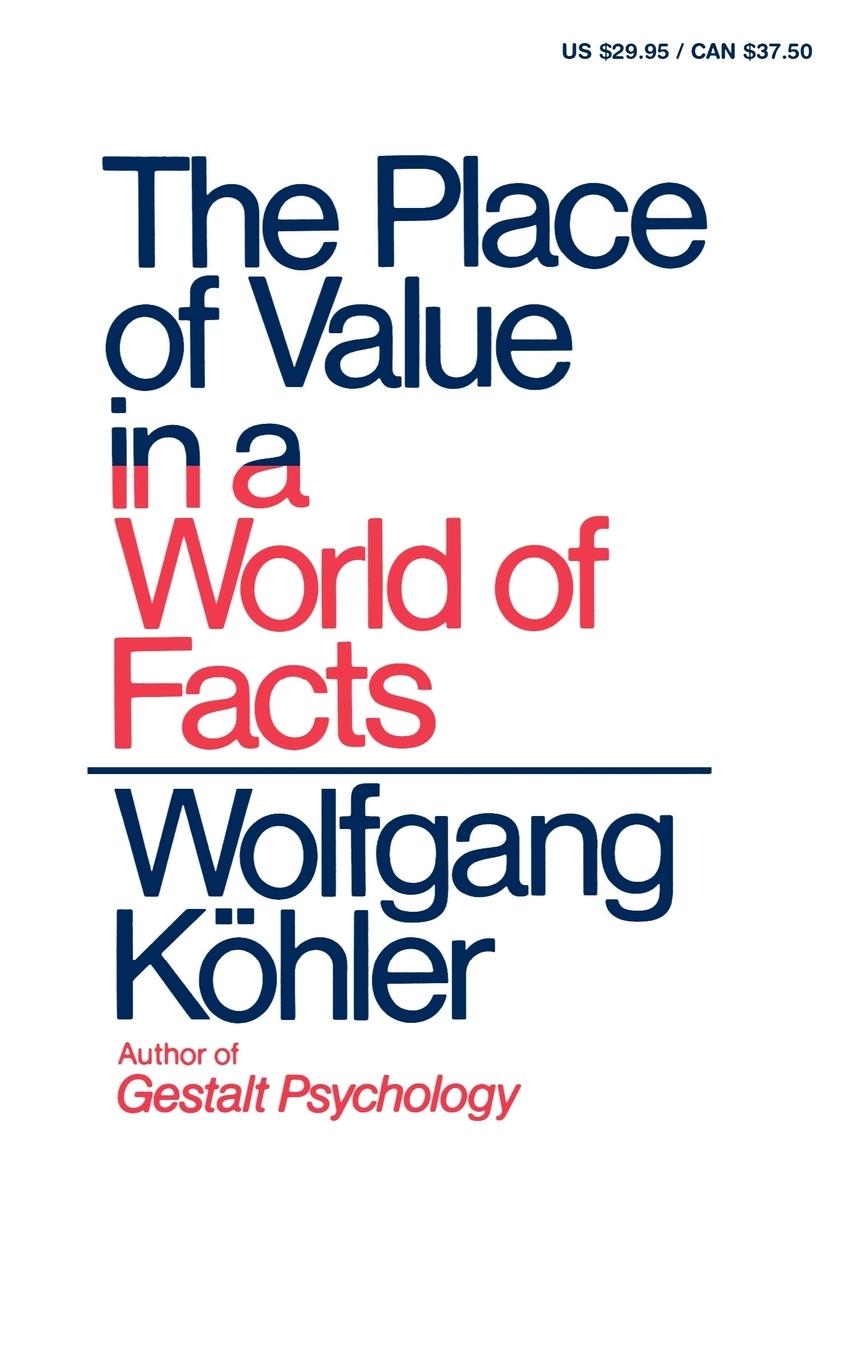 Vorderes Coverbild The Place of Value in a World of Facts