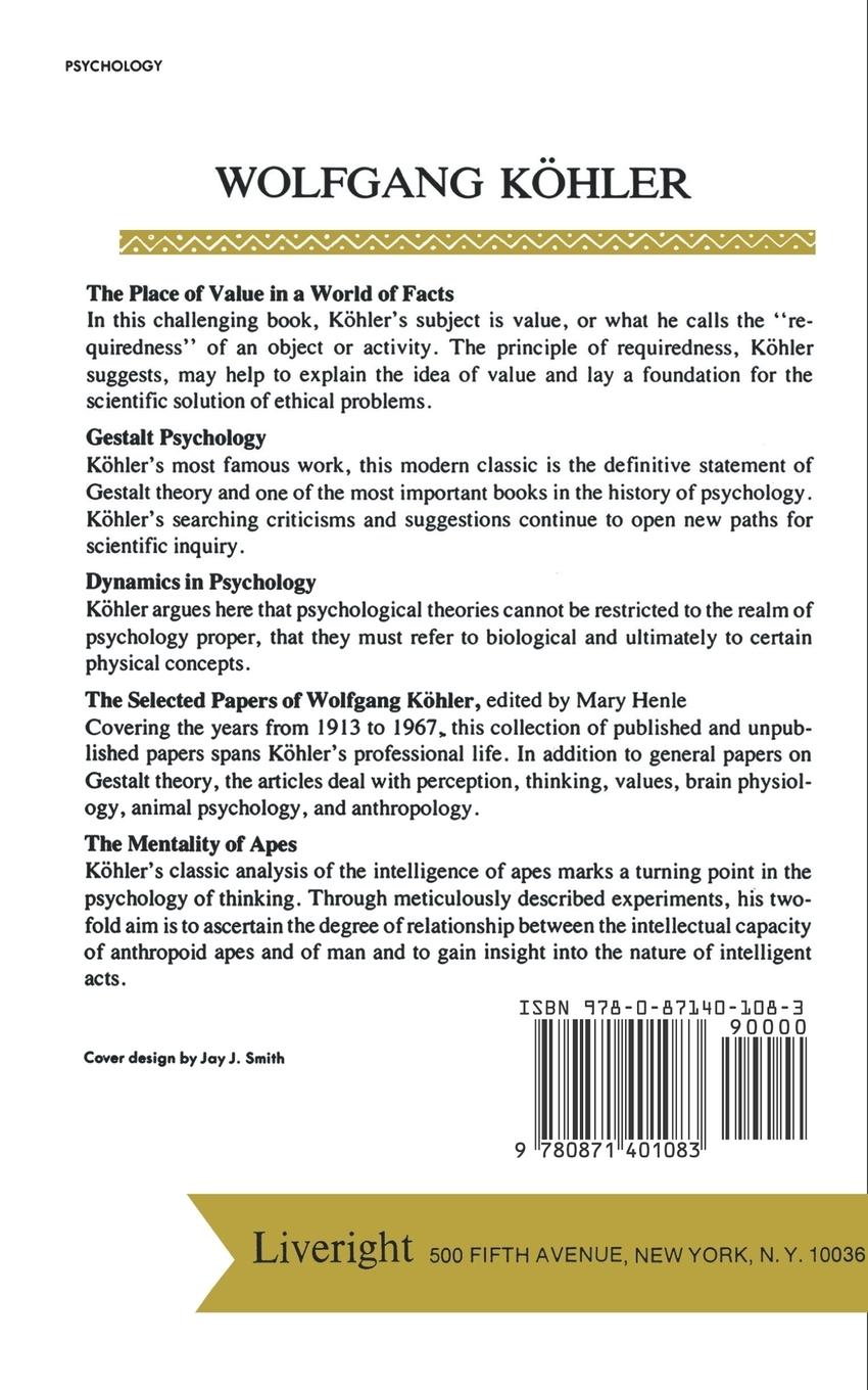 Rückseitencover The Mentality of Apes