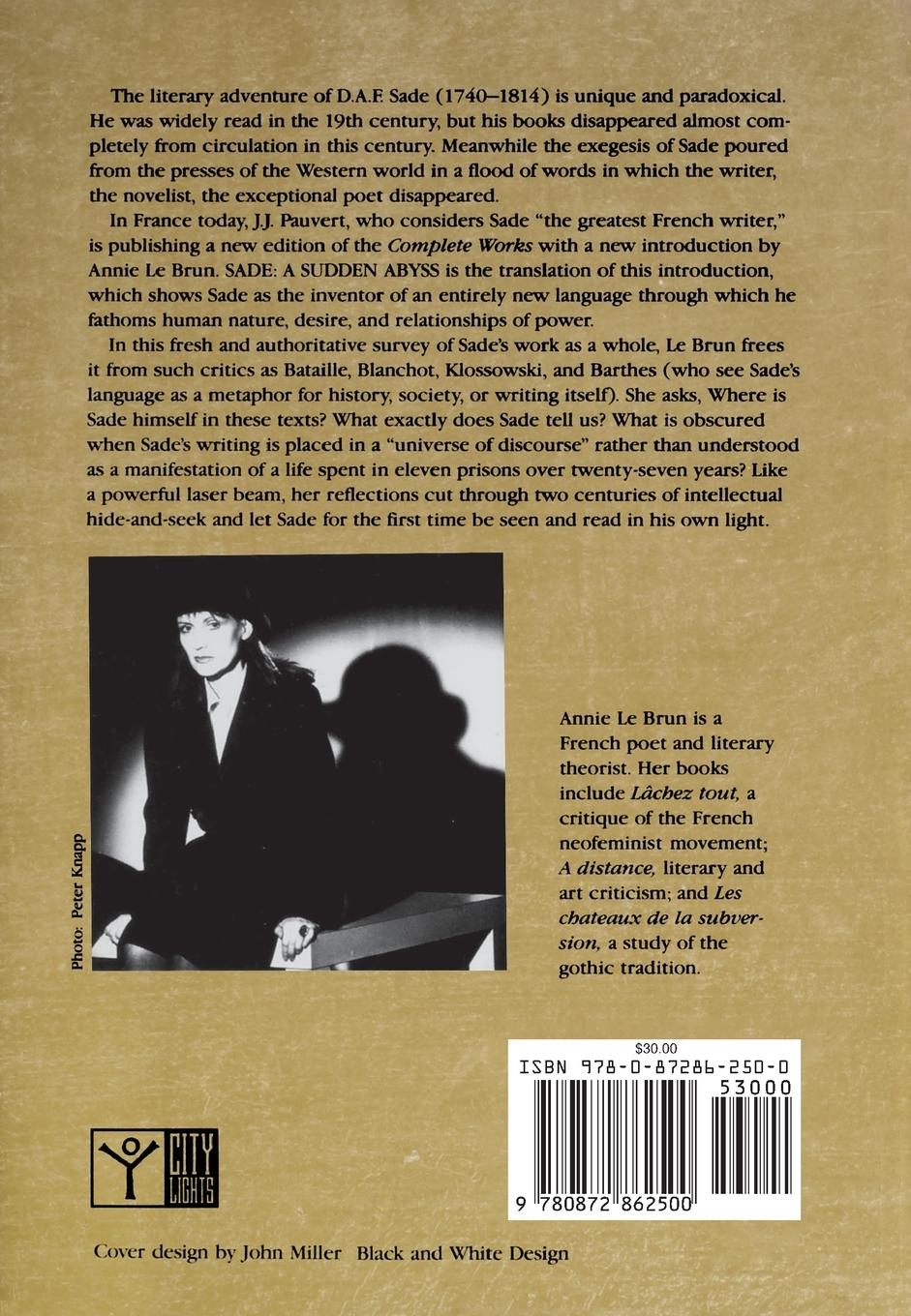 Rückseitencover Sade
