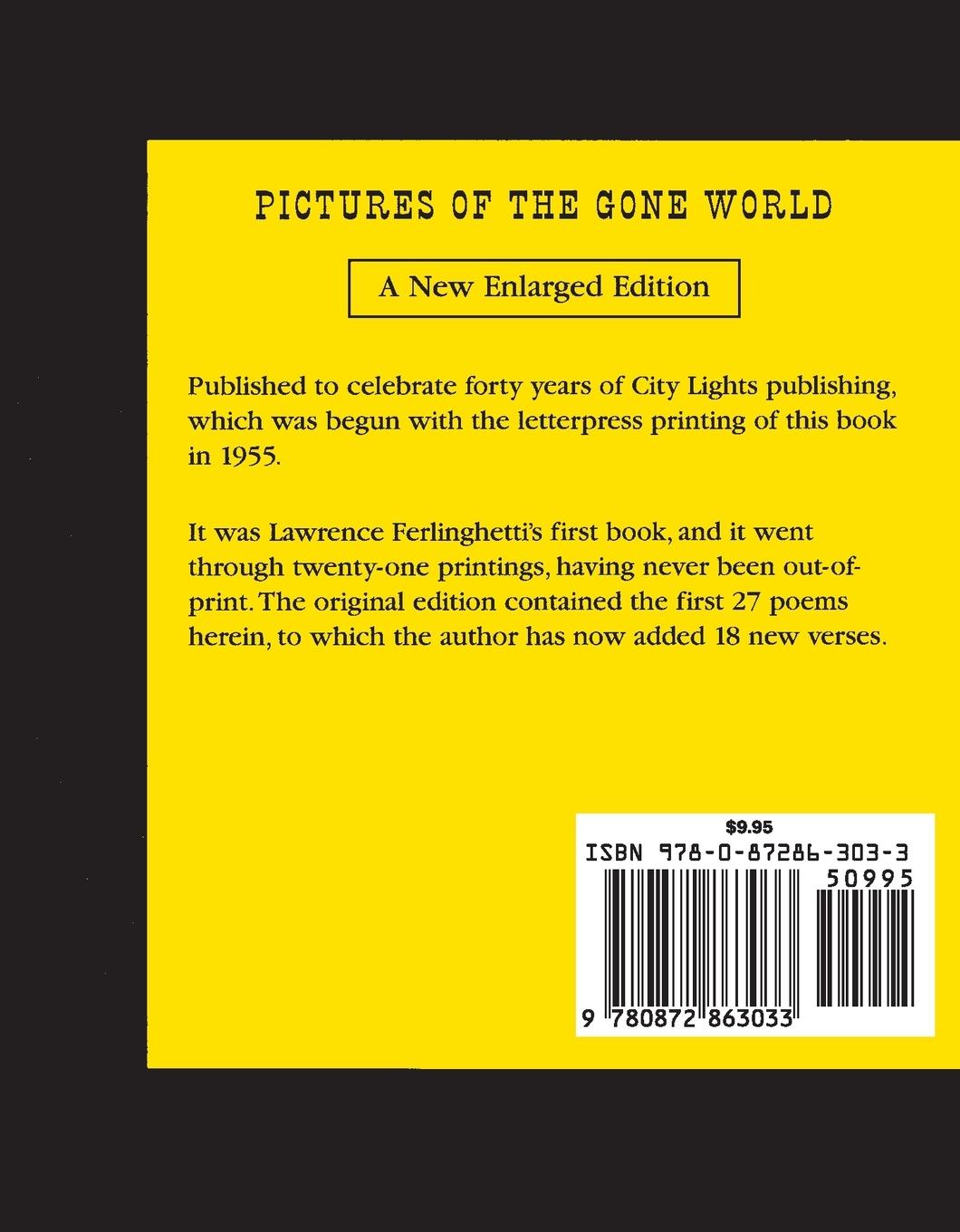 Rückseitencover Pictures of the Gone World