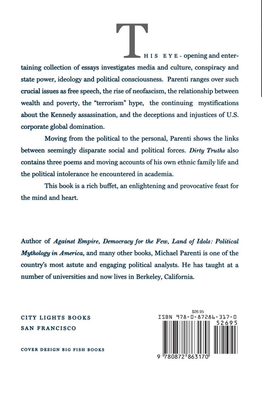 Rückseitencover Dirty Truths