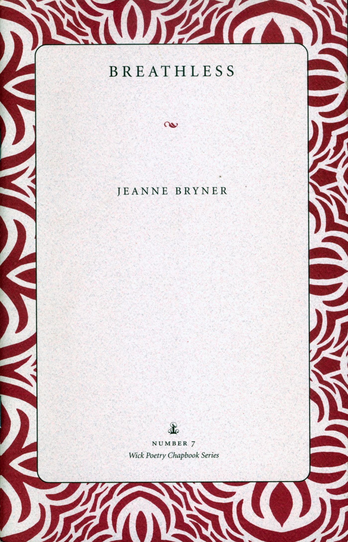 Vorderes Coverbild Breathless