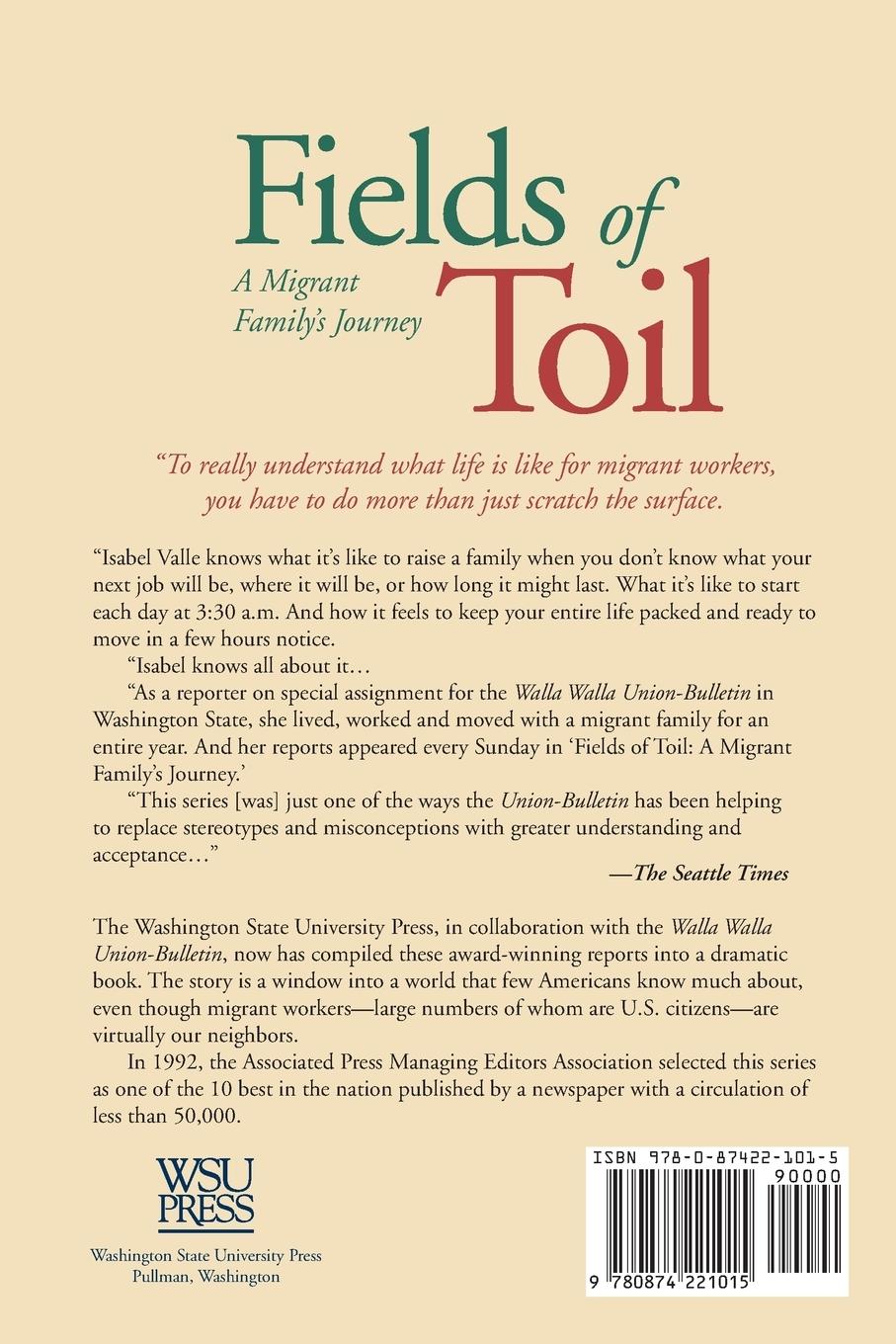 Rückseitencover Fields of Toil