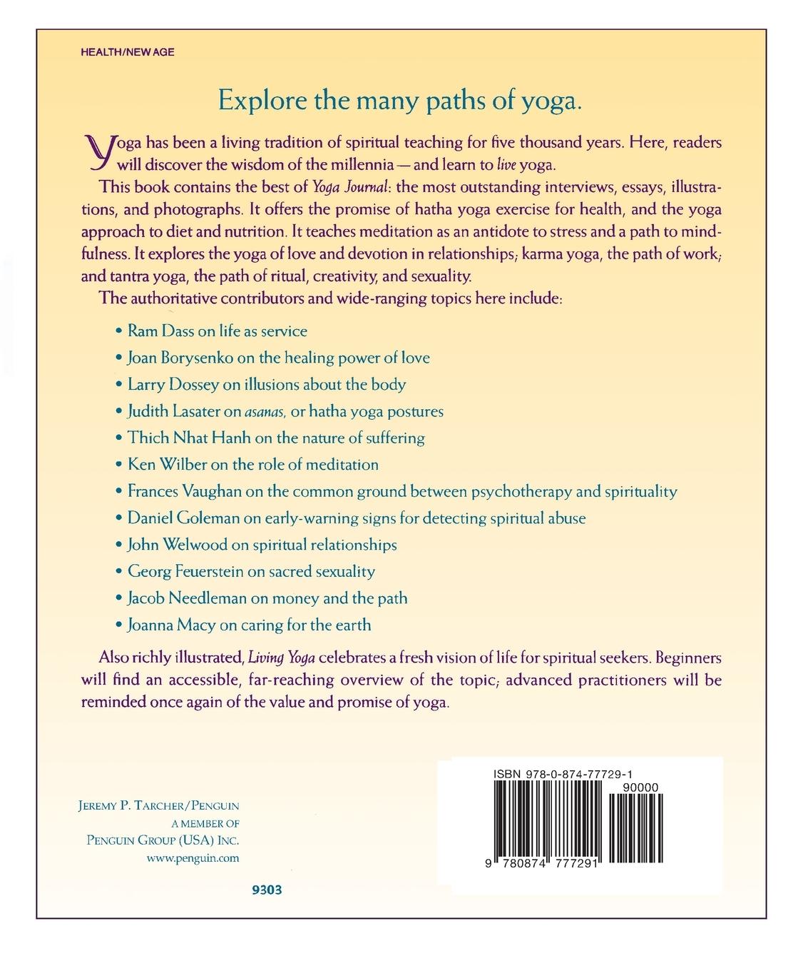 Rückseitencover Living Yoga