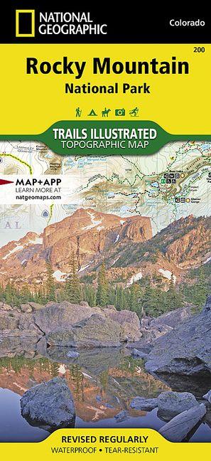 Vorderes Coverbild Rocky Mountain National Park Map