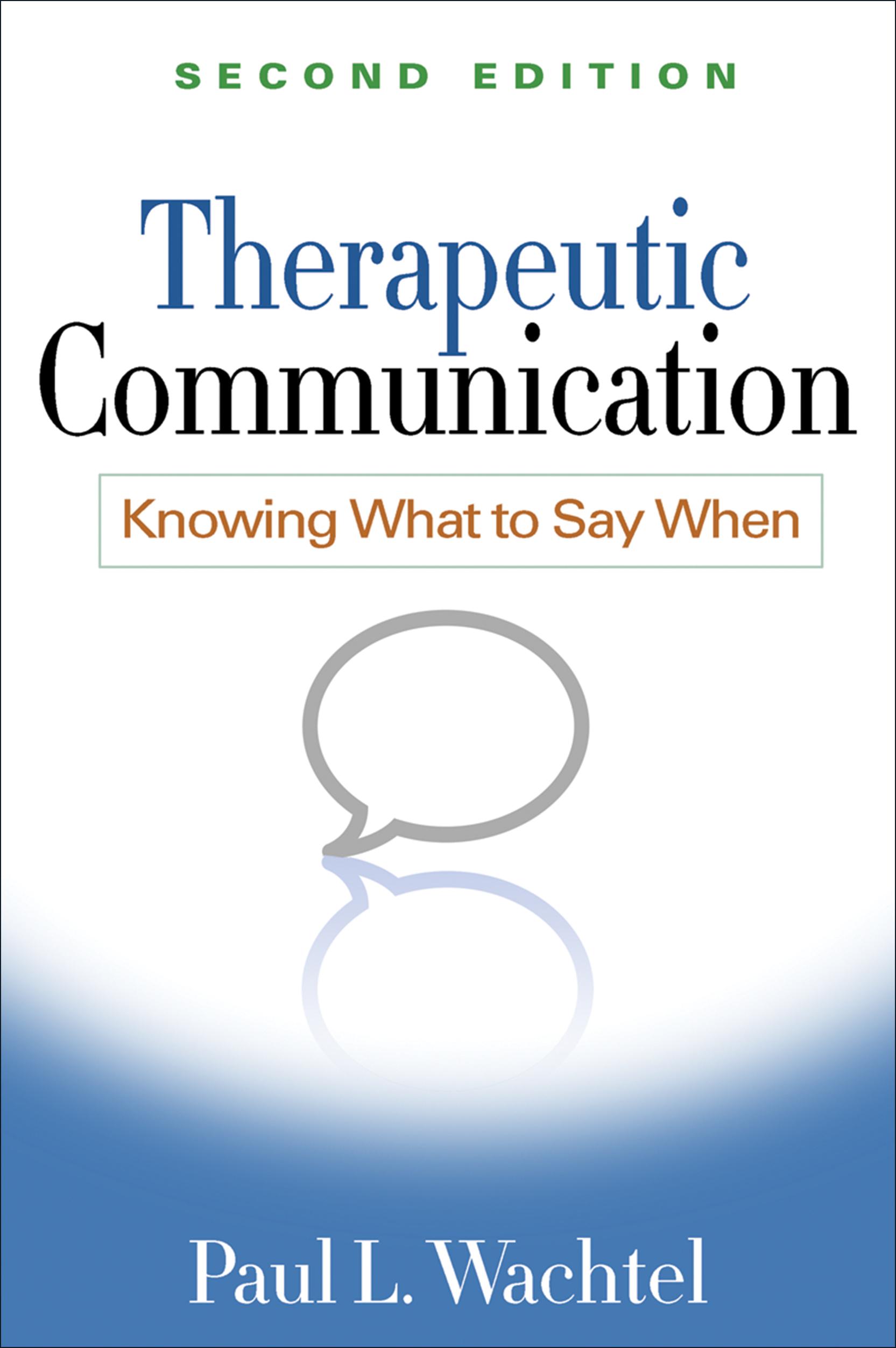 Vorderes Coverbild Therapeutic Communication