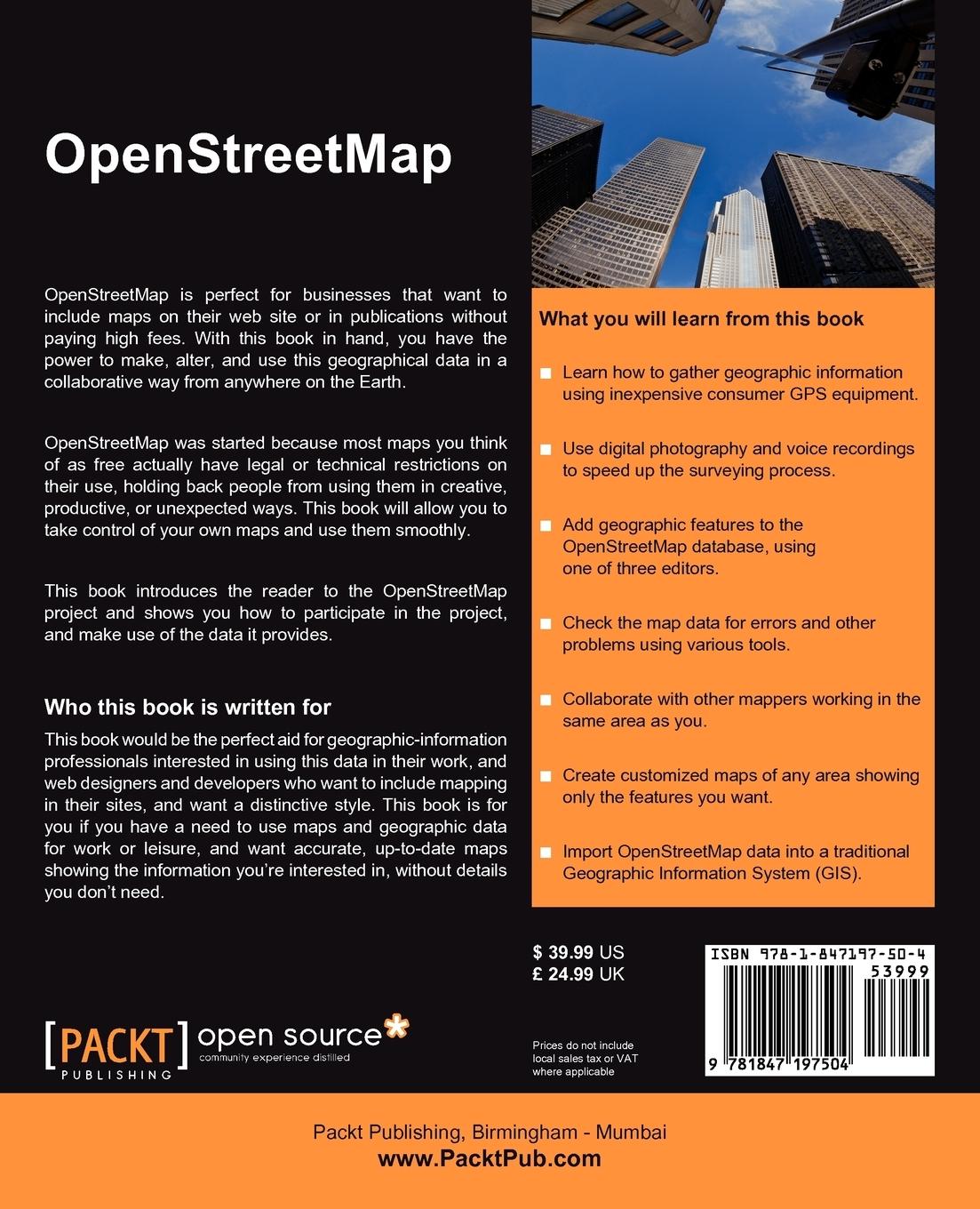 Rückseitencover Openstreetmap