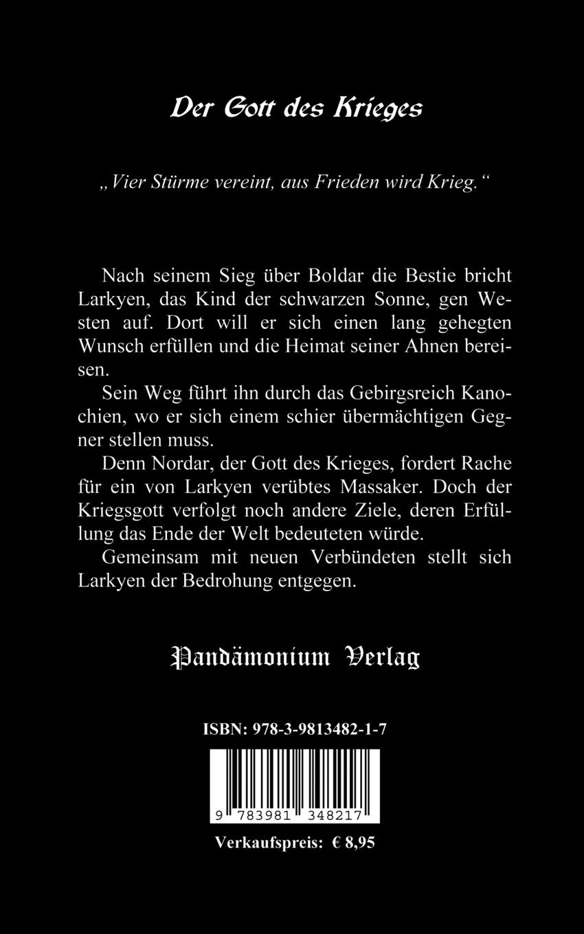 Rückseitencover Der Gott des Krieges