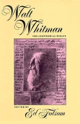 Vorderes Coverbild Walt Whitman: The Centennial Essays