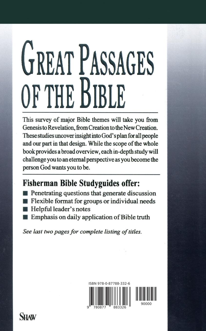 Rückseitencover Great Passages of the Bible