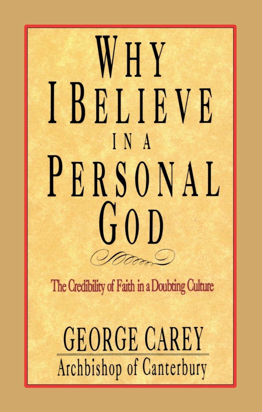 Vorderes Coverbild Why I Believe in a Personal God
