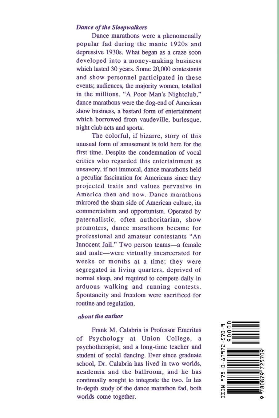 Rückseitencover Dance of the Sleepwalkers