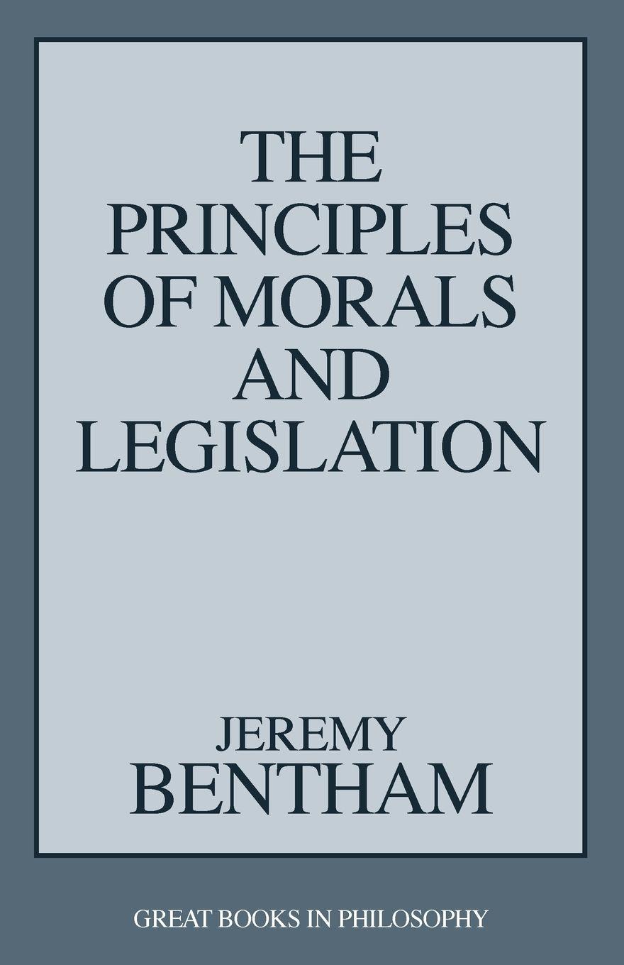 Vorderes Coverbild The Principles of Morals and Legislation
