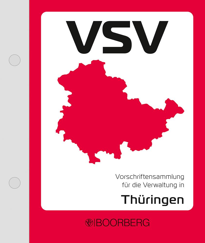 Vorderes Coverbild Vorschriftensammlung für die Verwaltung. VSV Thüringen Grundwerk