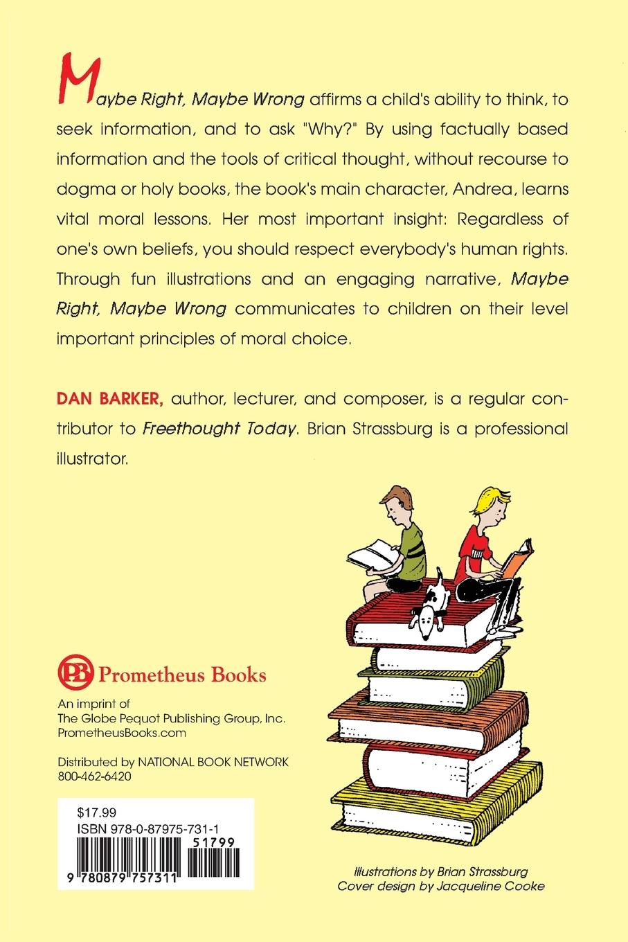 Rückseitencover Maybe Right, Maybe Wrong