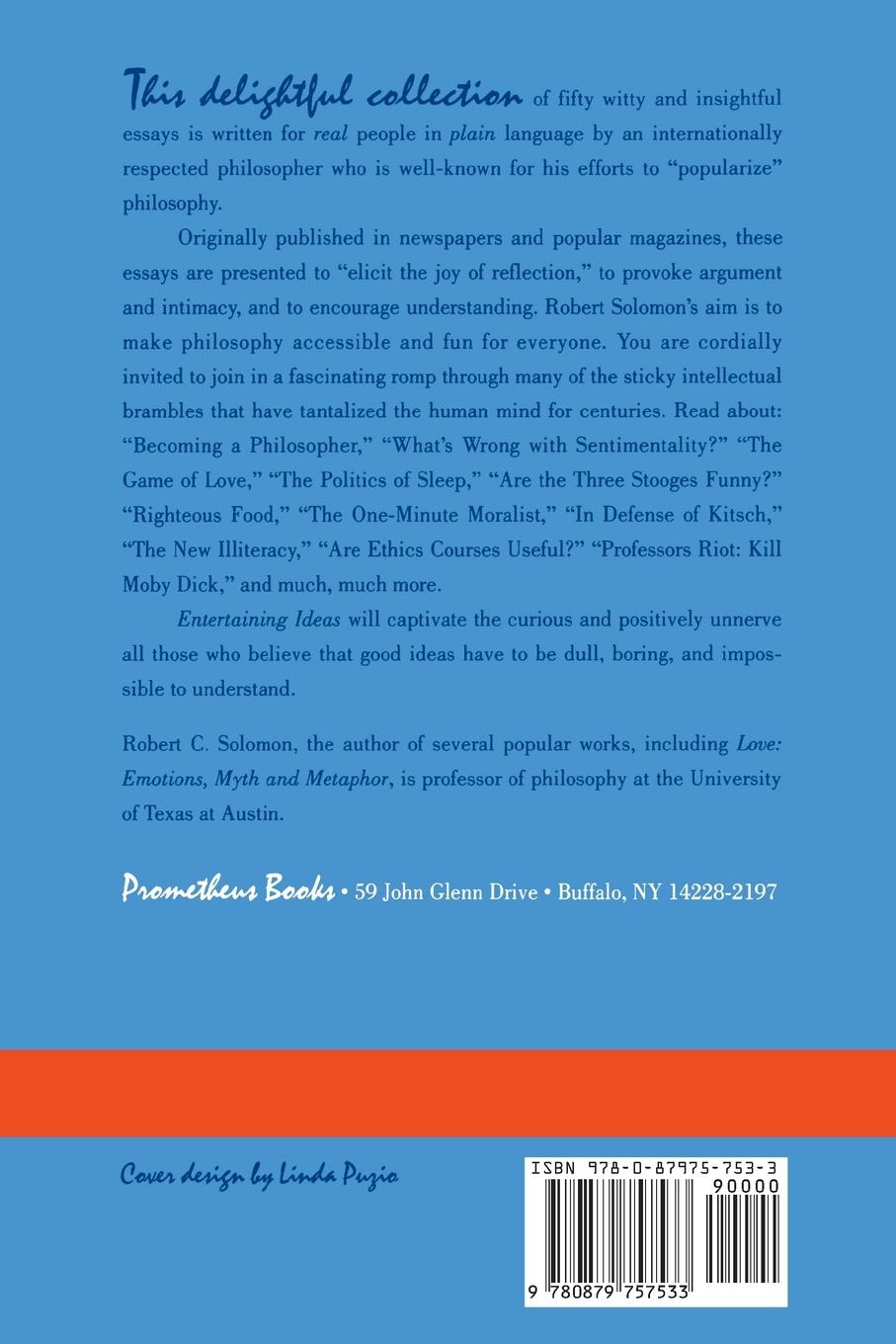 Rückseitencover Entertaining Ideas