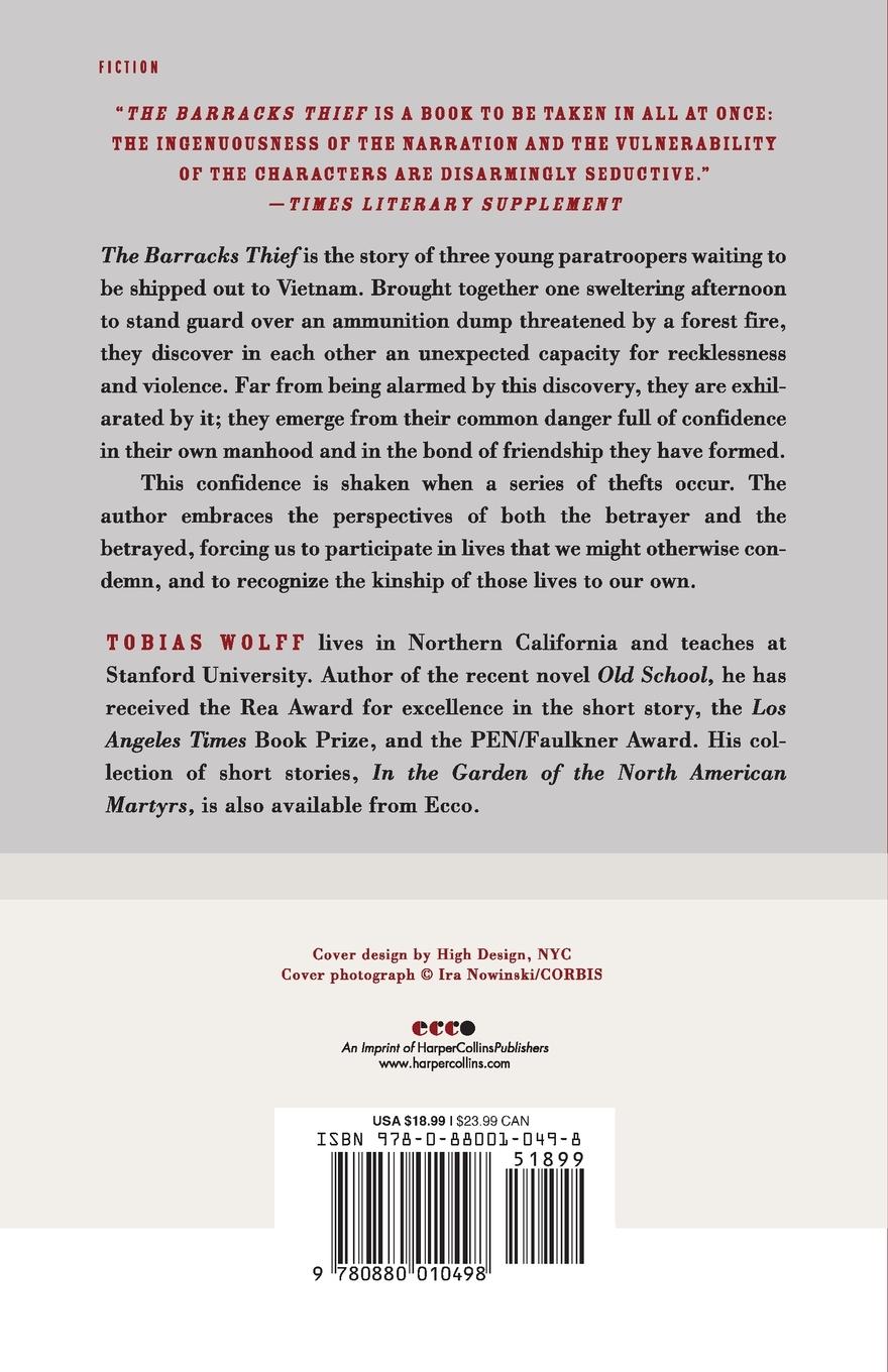 Rückseitencover The Barracks Thief