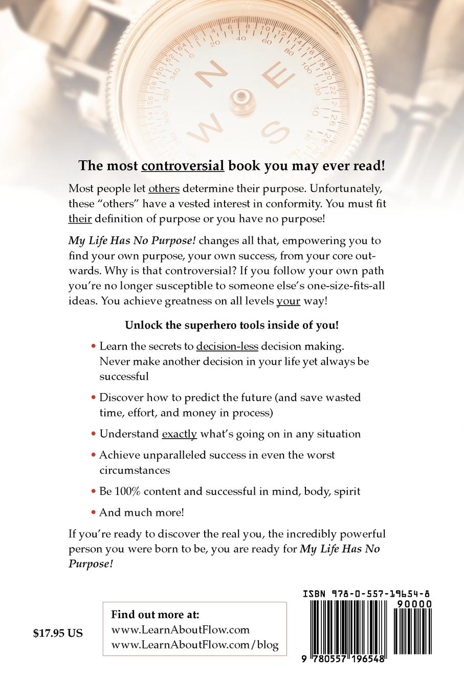 Rückseitencover My Life Has No Purpose