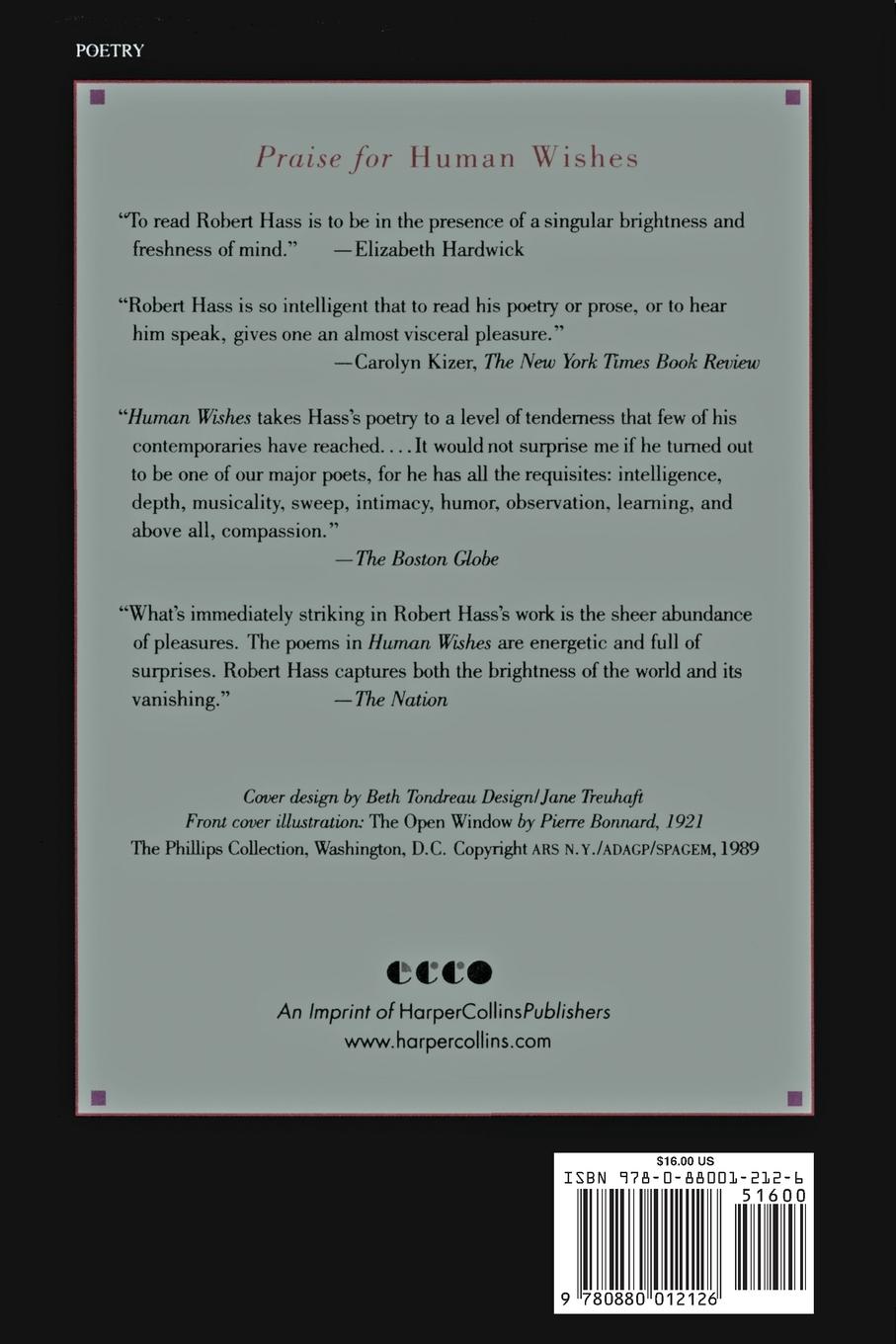 Rückseitencover Human Wishes