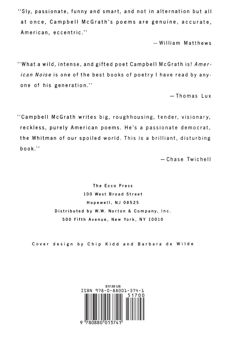 Rückseitencover American Noise