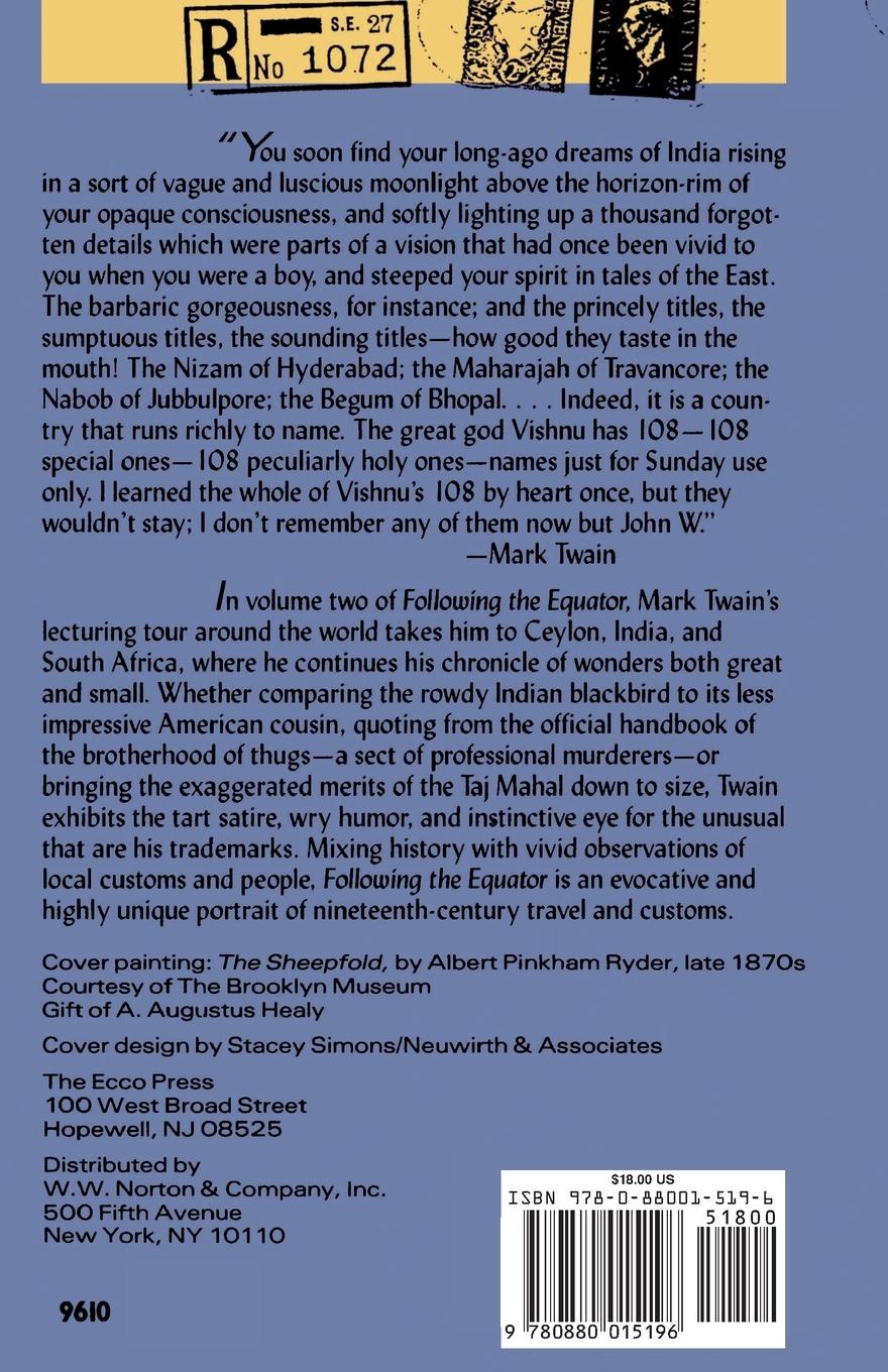 Rückseitencover Following the Equator Volume 11