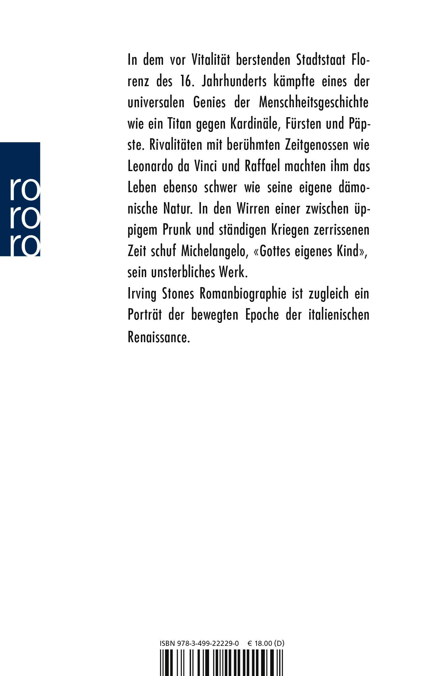 Rückseitencover Michelangelo