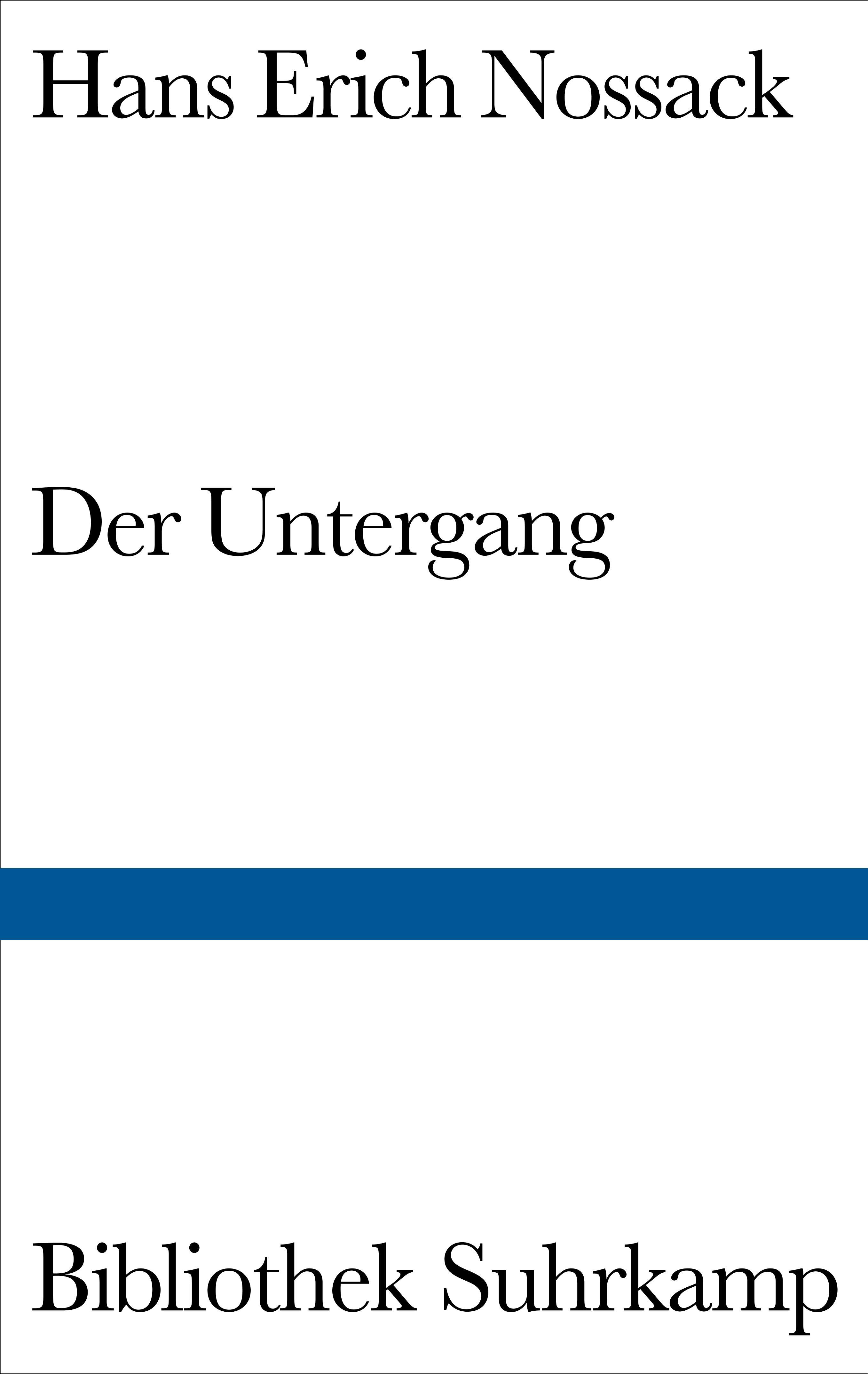 Vorderes Coverbild Der Untergang