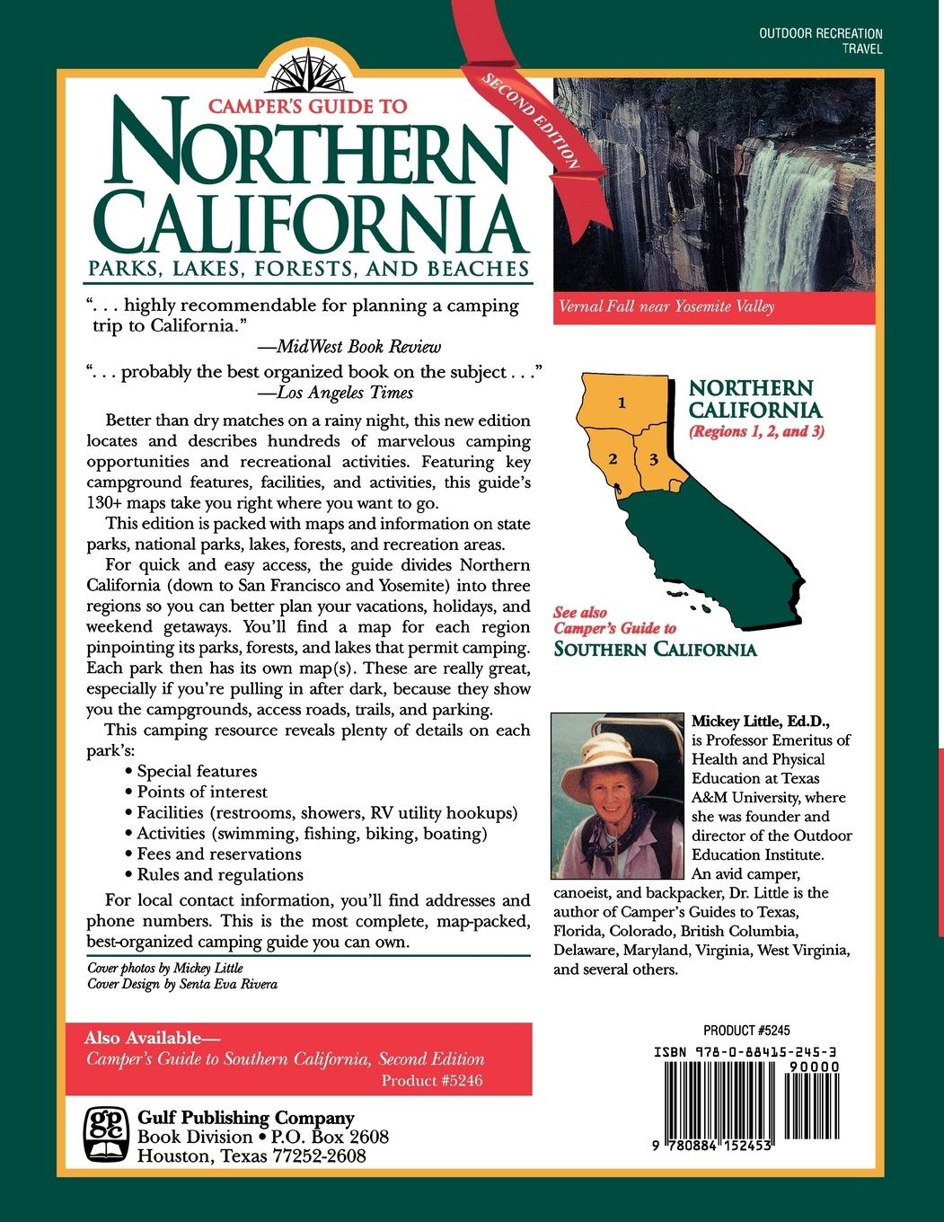 Rückseitencover Camper's Guide to Northern California