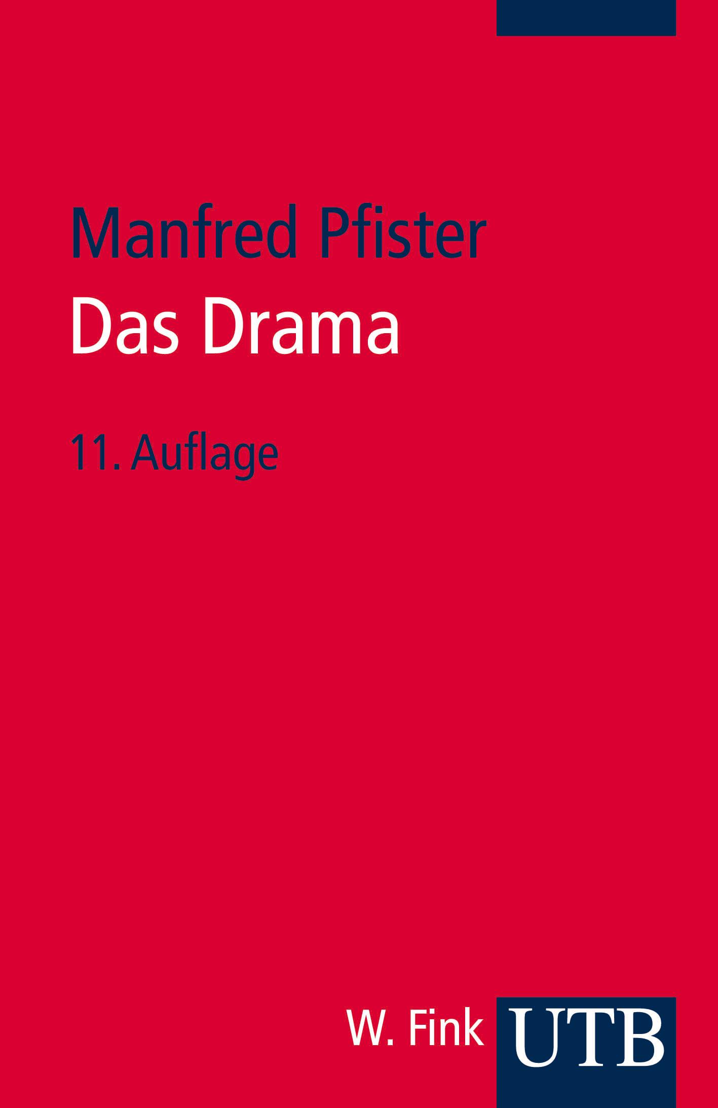Vorderes Coverbild Das Drama. Theorie und Analyse